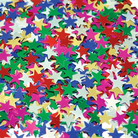 Glitter Star Sequins 25g Pack Collage And Craft Cleverpatch Art