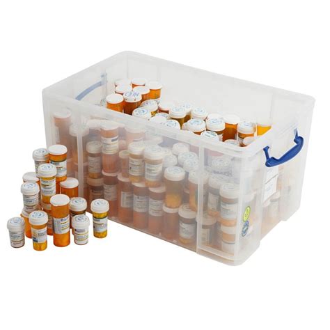 Crate Of American Pill Bottles Film Medical