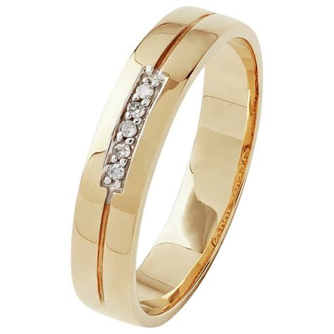 Maybe you would like to learn more about one of these? Buy 9ct Gold Diamond Set 'I Love You' Wedding Ring - 4mm ...