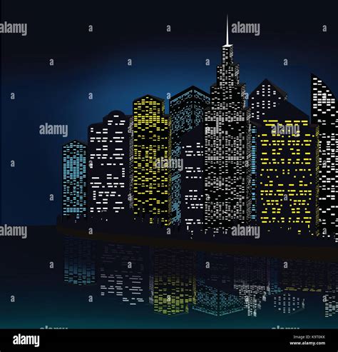 Night City Stock Vector Image And Art Alamy