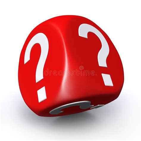 Red Question Mark Dice Stock Illustration Illustration Of Answer