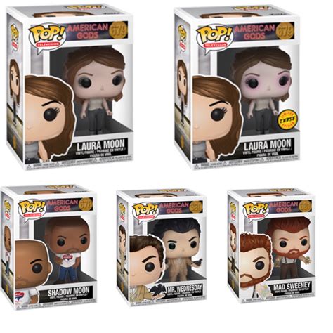 American Gods Funko Pop Bundle With Chase