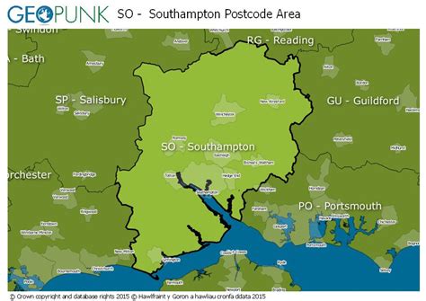So Southampton Postcode Area