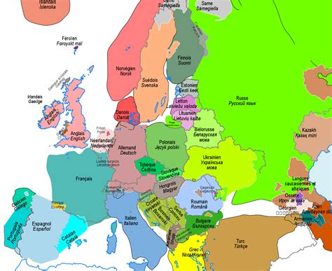Fichiersimplified Languages Of Europe Map Frsvg — Wikipédia