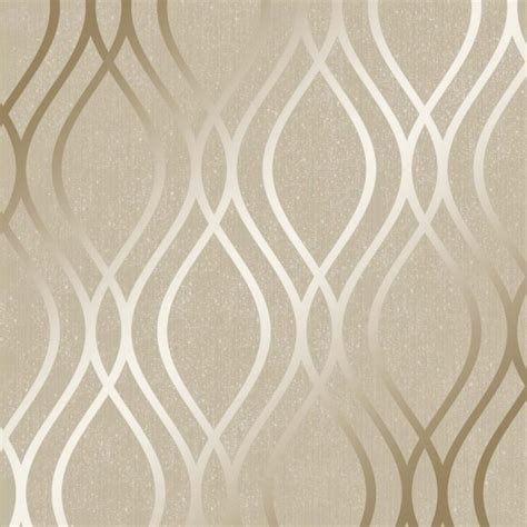 Engaging Sample Camden Damask Wallpaper Cream Gold 53 X 30cm