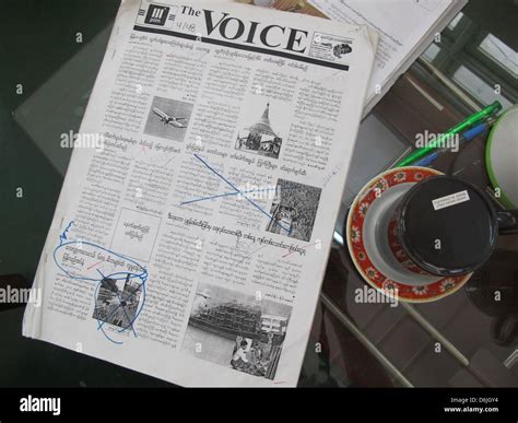 Newspaper articles of the weekly 'The Voice' became subject to