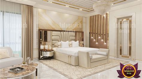 Modern Decoration Of The Bedroom From Luxury Antonovich Design Implies
