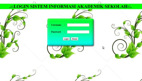 Sistem Informasi Akademik Sekolah Berbasis Web Dengan Php Dan Mysql
