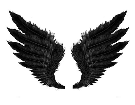 Black Angel Wings Png Hd Png Mart