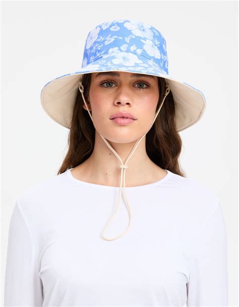 Wide Brim Printed Swim Sun Hat Upf50 Sun Protective Hat For Women Solbari