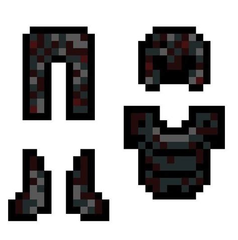 Some Netherite Armor Textures I Made For A Texture Pack Im Working On