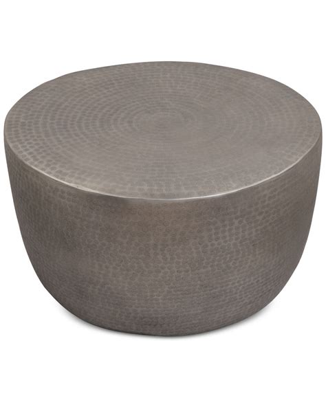 Embodying the perfect silhouette that will upgrade basic home decor. Nova Metal Drum Coffee Table - Rose | Drum coffee table ...