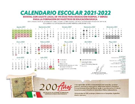 Sep Publica Calendario Escolar Para Educacion Basica Images