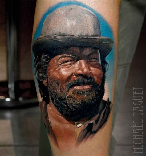 Tattoo Artist Michael Taguet Color Blackandgrey Authors Style Portrait