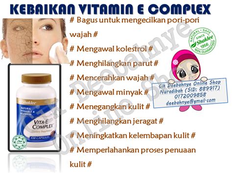 Vitamin e yang terkandung dalam bahan alami seperti. Cik Deebahnye Blog: Vitamin E Yang Awesome!