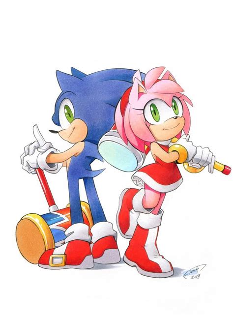 Sonic And Amy Sonic The Hedgehog Sonic The Hedgehog Sonic Sonic