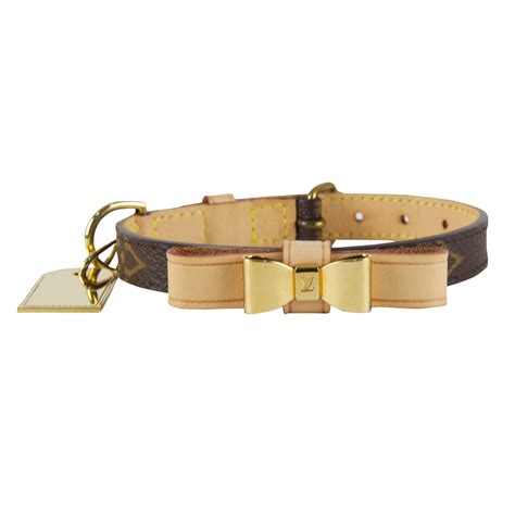 Check out our louis vuitton cat collar selection for the very best in unique or custom, handmade pieces from our pet collars & leashes shops. Louis Vuitton Monogram Leather Dog Collar Leash