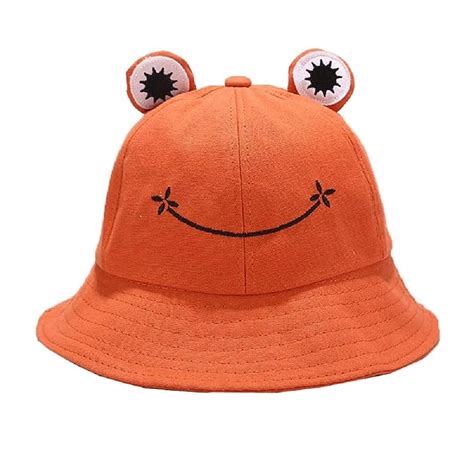 Sycore Cute Frog Bucket Hatsummer Breathable Funny Frog Travel Sun