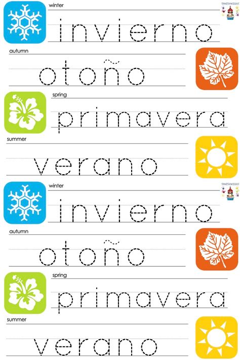 The Seasons Of The Year In Spanish