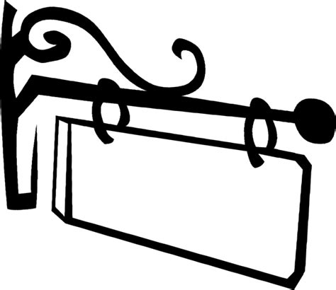 Old Hanging Sign Clip Art At Vector Clip Art Online