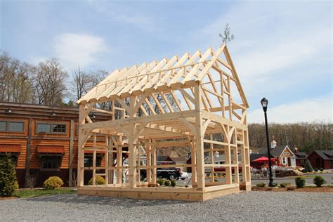 Post and beam construction is a building method that results in durable structures with sweeping interiors. 18' x 20' Post & Beam Barn Raising: The Barn Yard & Great ...