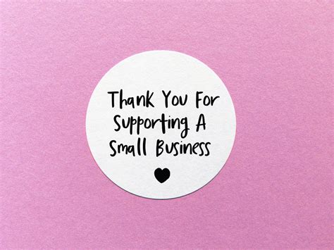 It was not an easy job to help someone immediately with such a huge amount. Thank You Stickers Small Business Label Thank You For