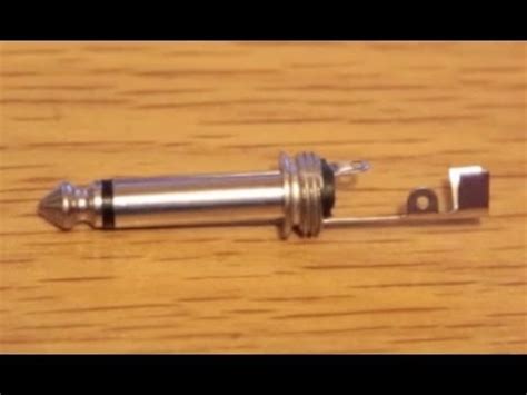 Maybe you would like to learn more about one of these? How to wire 6.3mm 1/4" mono jack for instrument/Guitar lead - YouTube