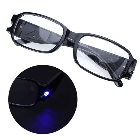 rimmed reading eye eyeglasses bedroom spectacal with led light portable