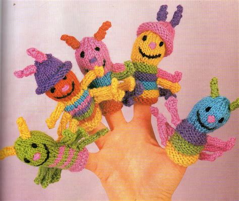 12 Knitted Finger Puppet Patterns The Funky Stitch
