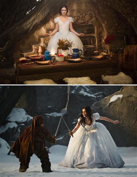 Mirror Mirror Lily Collins As Snow White And Joe Gnoffo As Grub