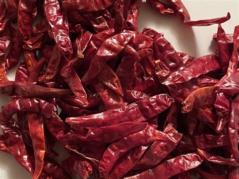 Dried Arbol Chili Peppers Chile De Arbol Seco 8 Oz Etsy