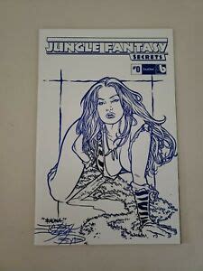 Jungle Fantasy Secrets Royal Blue Leather Variant Boundless Comics Nm Ebay
