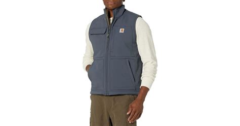 carhartt synthetic super dux relaxed fit sherpa lined vest in blue for men save 8 lyst