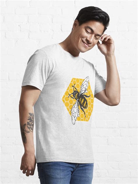 Honeybee Honeycomb T Shirt For Sale By KrefDesign Redbubble
