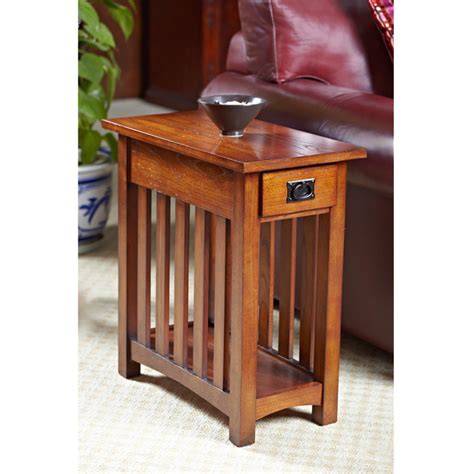 Leick Home Solid Ash Mission Chairside End Table