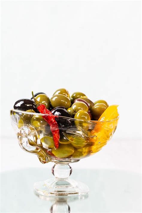Spicy Rosemary And Orange Marinated Olives Recipe Marinated Olives
