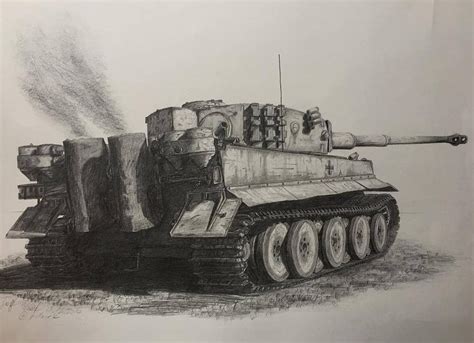 How To Draw A Ww2 Tiger Tank Peepsburghcom