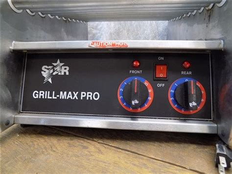 Star Max Pro Hot Dog Grill Chrome Roller Model21 Sneeze Guard Etsy