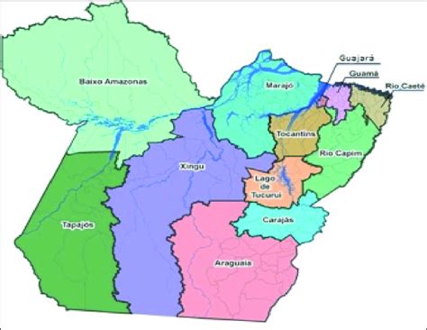 O Estado Do Pará E As 12 Regiões De Integração Download Scientific