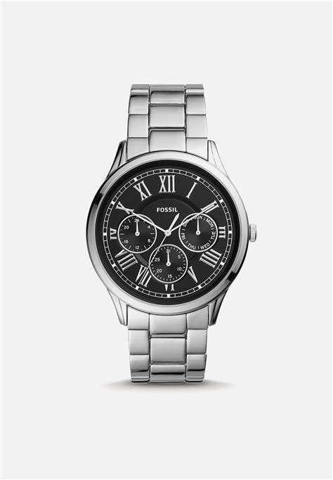 Pierce Silver Fossil Watches