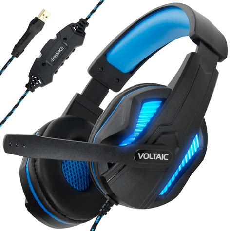 Enhance Pc Gaming Headset For Ps4 And Computer With 71 Surround Sound
