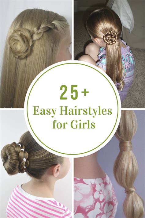 Easy Hairstyles For Girls The Idea Room Ladies Hair Style Cut