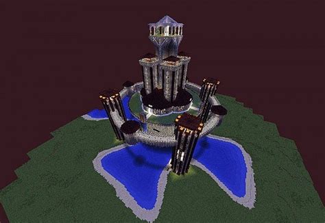 Tower Castle Spawn For Servers Minecraft Map
