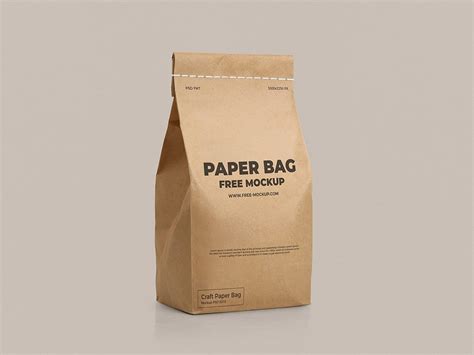 Kraft Paper Bag Mockup Psd Free Mockup World