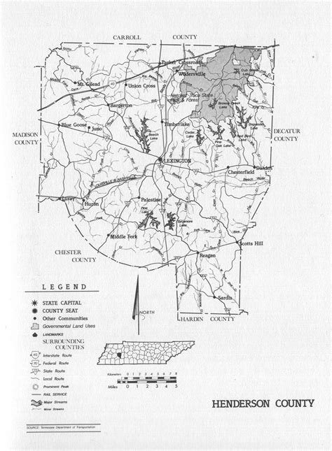 Henderson County Map