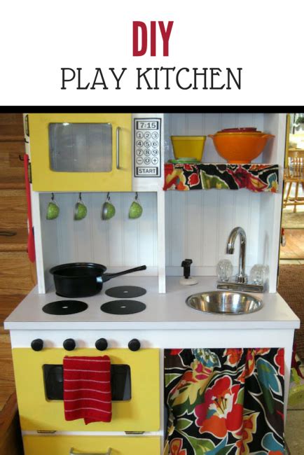 The most common diy play kitchen material is wood. DIY Play Kitchen Tutorial! - Peek-a-Boo Pages - Patterns ...