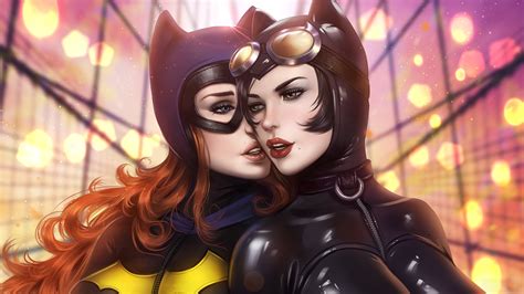 Batgirl And Catwoman