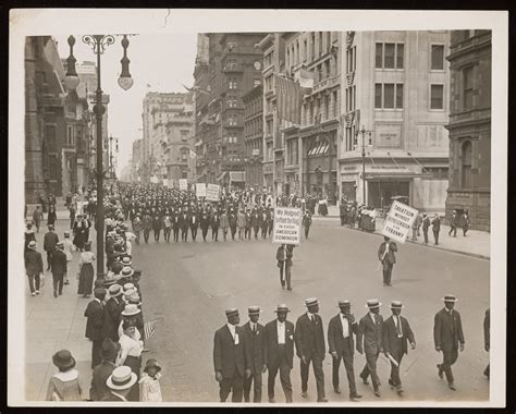 1917 Naacp Silent Protest Parade Fifth Avenue New York City