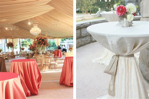 We cater to any event and offer a large selection in many sizes and shapes. Cocktail Tables - Oconee Event Rentals | Tents, Farm ...