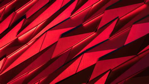 1360x768 Red Sharp Shapes Texture 4k Laptop Hd Hd 4k Wallpapers Images